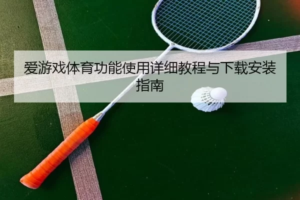 爱游戏体育功能使用详细教程与下载安装指南